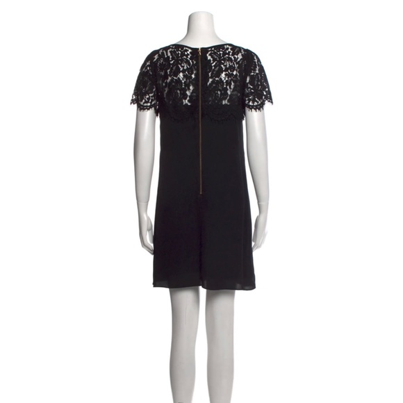 Milly Silk Mini Dress, Black, Size 4 - Picture 3 of 8